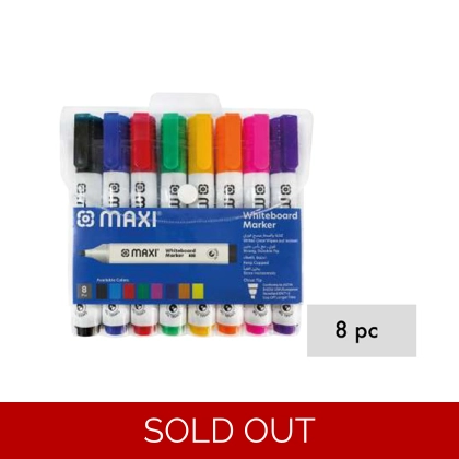 Marker White Board Maxi 8Pcs Set